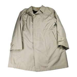 Baracuta Mexican Tailored‎ By Trench Coat Beige Cotton Jacket Men's Outerwear